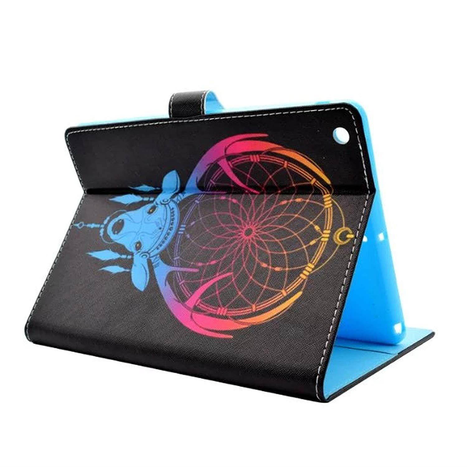 Artyond New iPad 9.7 2017/2018 Case,PU Leather Protective Case [Anti-slip Stripe] Smart Magnetic Cover With [Auto Wake/Sleep Feature] Soft TPU Card Slot Case For New iPad 9.7 2017/2018 (Head)