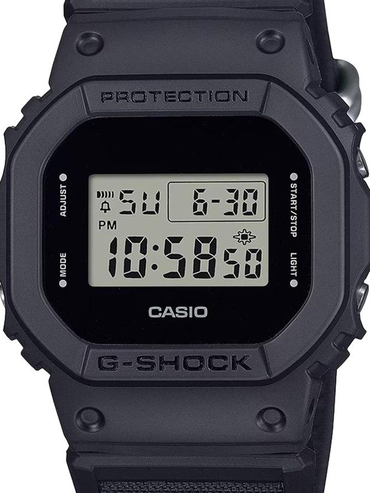 Casio G-Shock DW-5600BCE-1DR  Digital Dial Black Cordura Nylon Band Men's Watch G1512