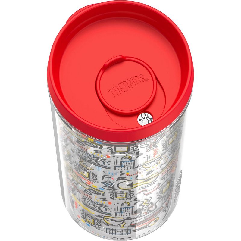 Thermos 24oz Double Wall Tumbler Friends - Red Lid