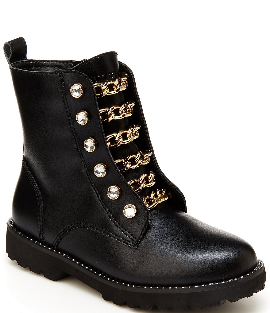 Kurt Geiger London Girls' Mini Bax Combat Boots (Toddler)