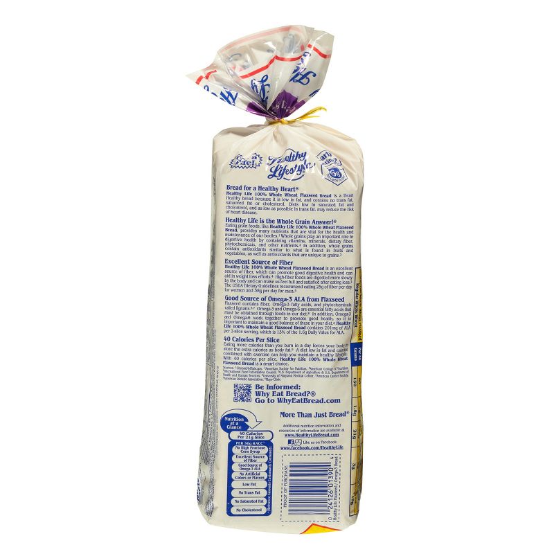 Health Life Flaxseed Bread - 16oz