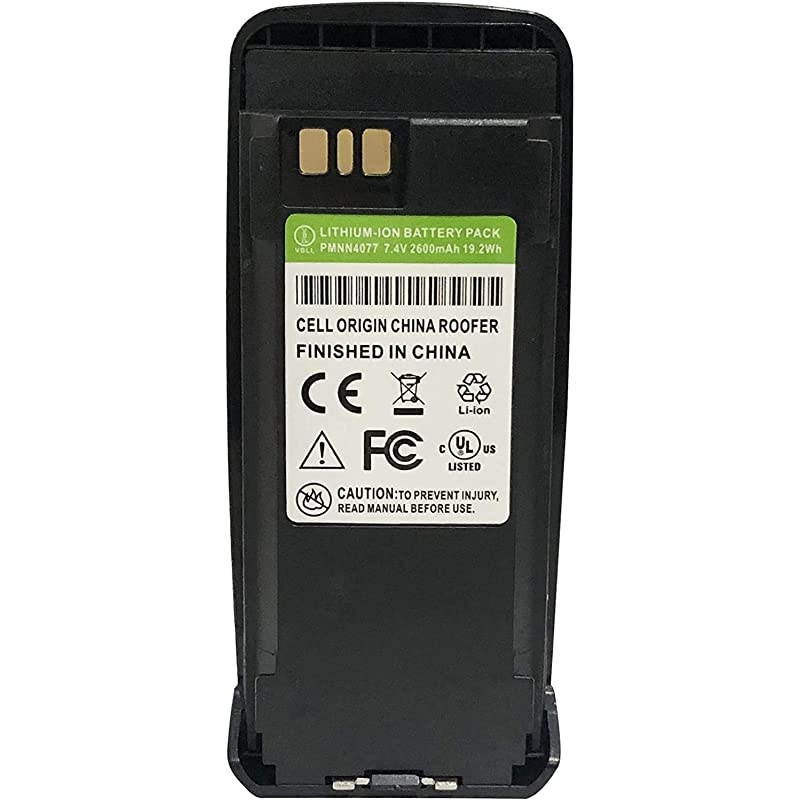 74V 2600mAh Liion Battery Compatible for Motorola XPR6100 XPR6300 XPR6350 XPR6380 XPR6500 XPR6550 XPR6580 Portable Radio
