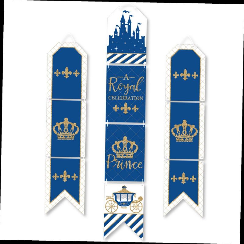 Big Dot of Happiness Blue Elephant - Boy Happy Birthday Decorations Party Banner