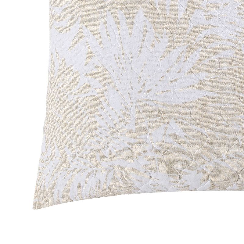 European Lago Leaves Sham Yellow - Tommy Bahama