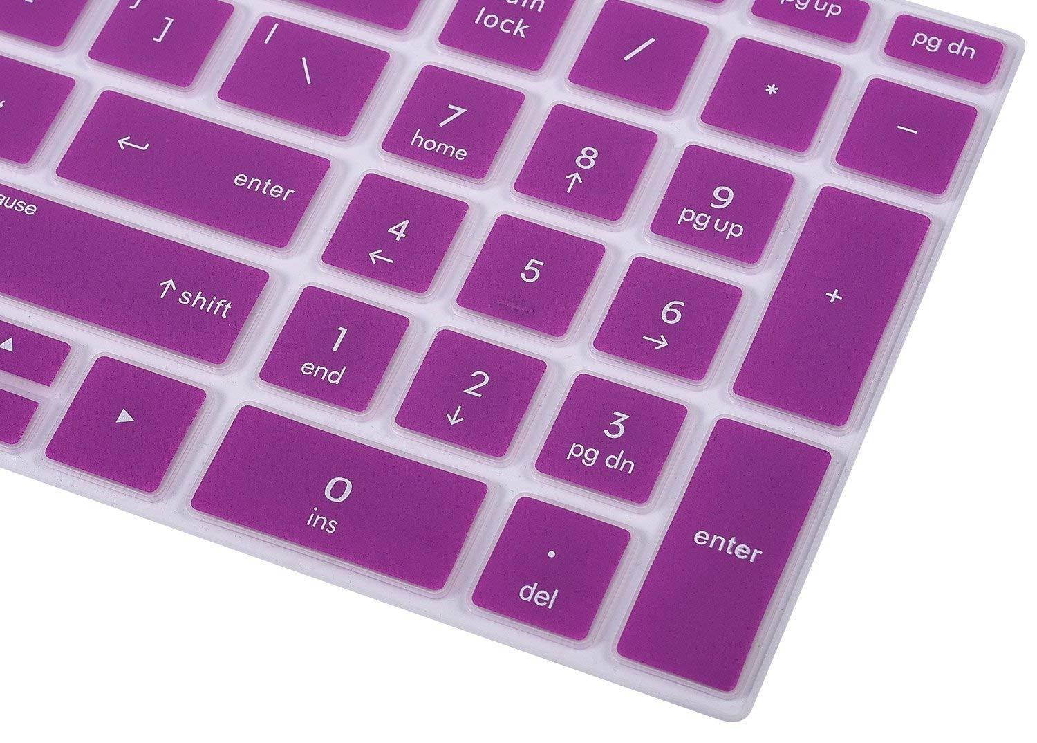 Keyboard Cover for 2018 HP Envy x360 2-in-1 15.6" Touch-Screen Laptop / 2018 Newest HP Pavilion 15.6 Inch Series / 2018 HP Envy 17.3" Touch-Screen Laptop Protective Skin,