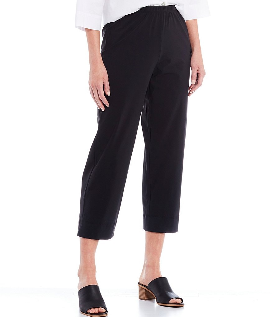 Bryn Walker Microfiber Jersey Straight Ankle Pants