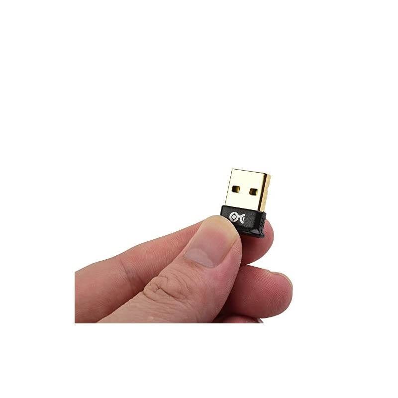 USB Bluetooth Adapter USB to Bluetooth 40 Adapter for Windows 10 81 8 7 Vista XP Raspberry Pi in Black