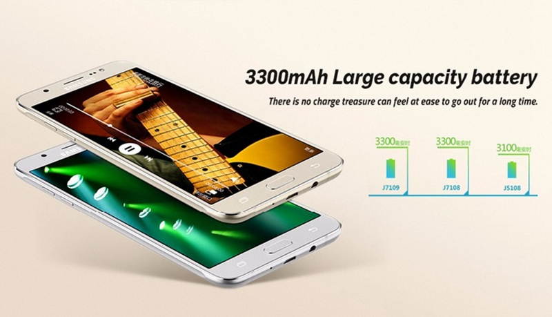 Original Samsung Galaxy J7 Unlocked Cell Phone 5.5 Inch 13MP Ram 1.5GB Rom 16GB Dual Sim