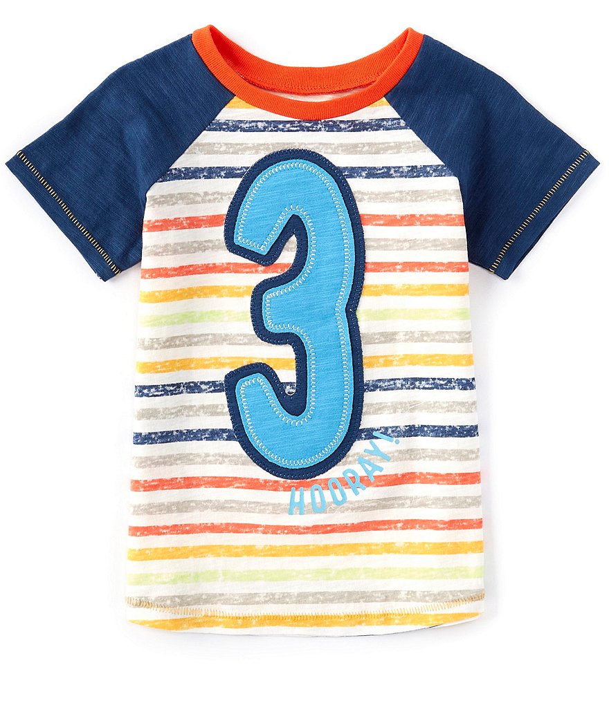 Mud Pie Little Boys 3T Short-Sleeve Boy Third Birthday Tee