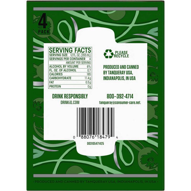 Tanqueray London Dry Gin & Tonic Cocktail - 4pk/355ml Cans