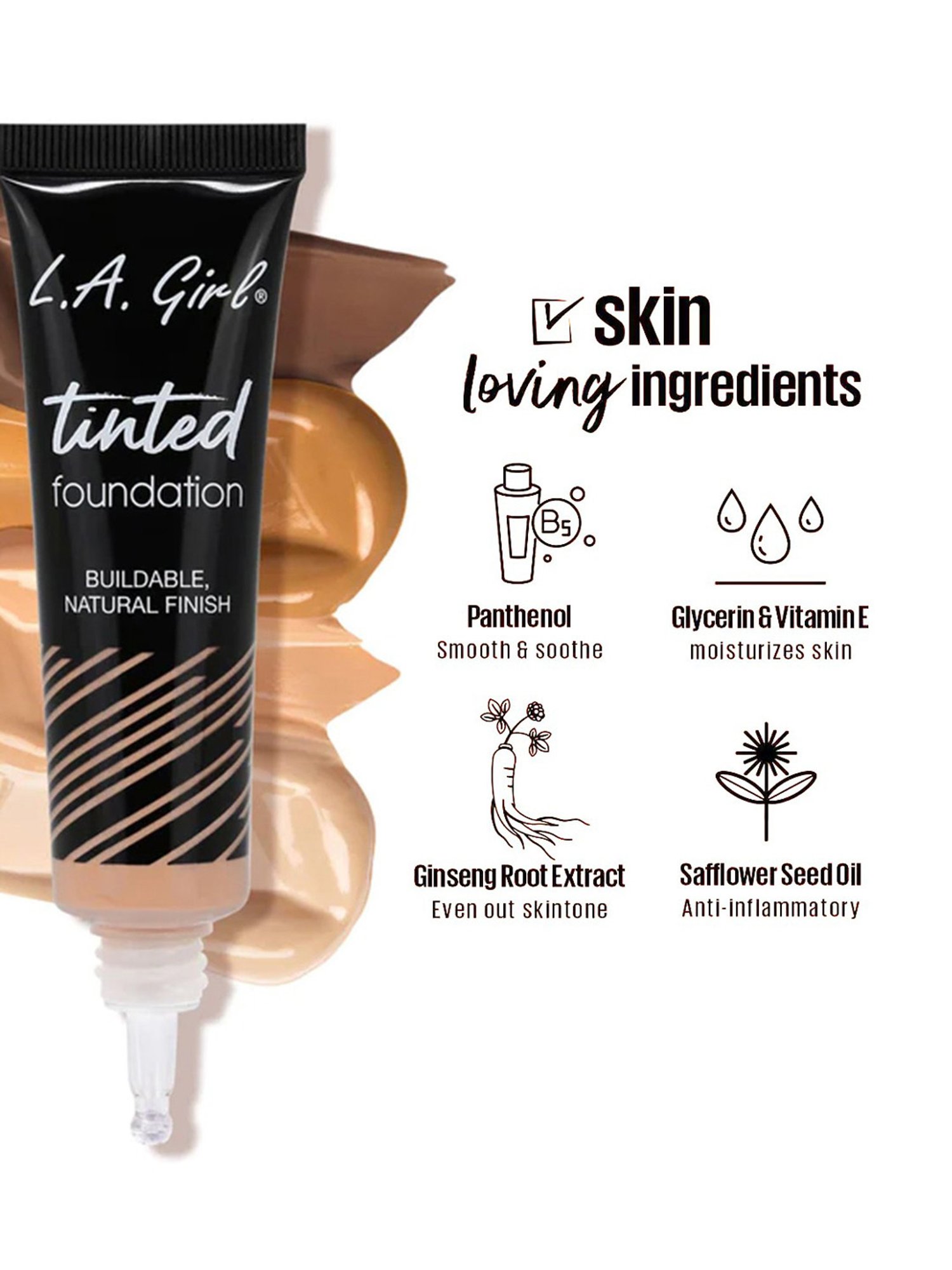 L.A. Girl Tinted Foundation Warm Sand - 30 ml