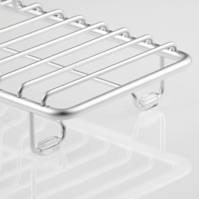 InterDesign Aluminum Compact Dish Drainer Silver