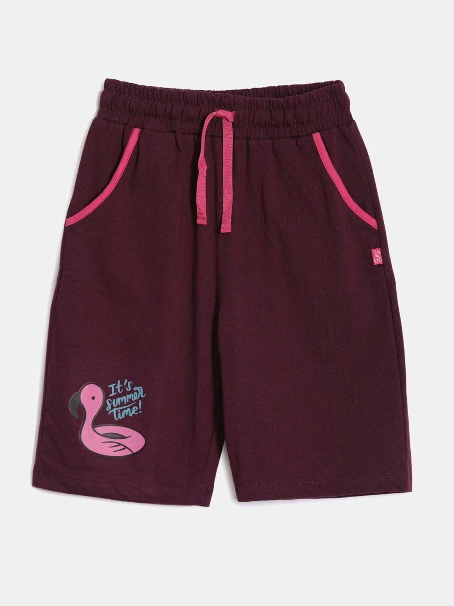 Coolsters by Pantaloons Kids Jet Black Cotton Regular Fit Shorts