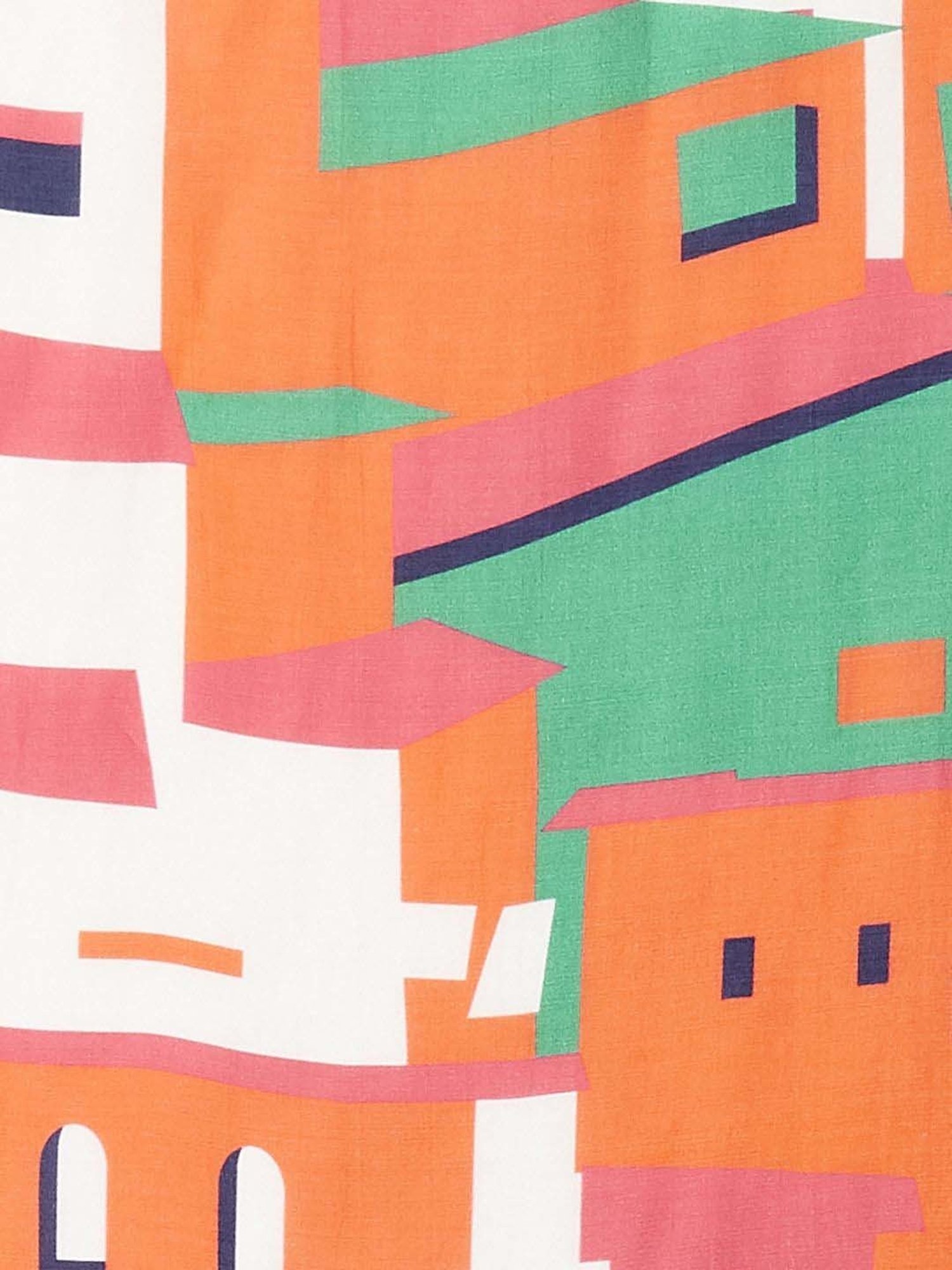 navyasa by liva Peach Printed Saree With Unstitched Blouse