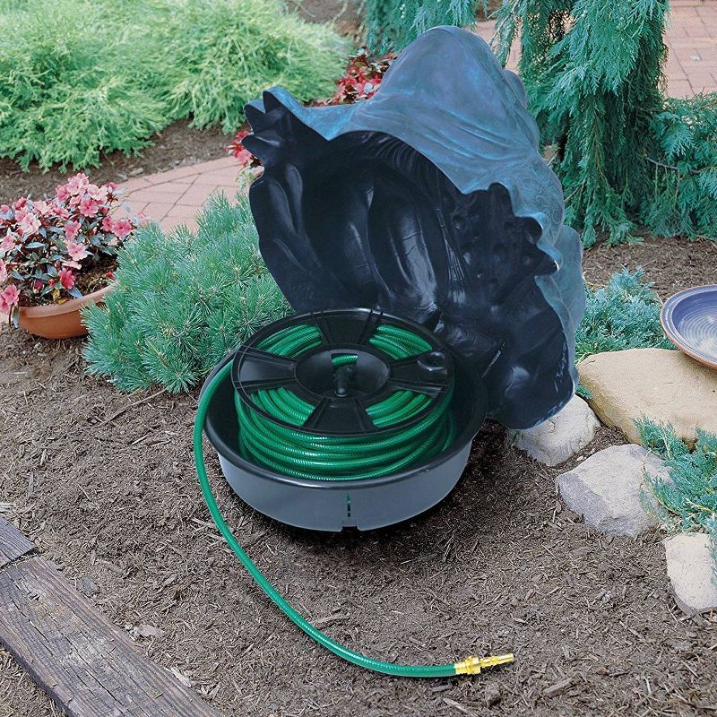 Emsco Darwood Frog Deluxe Hose Hider with Hose Reel