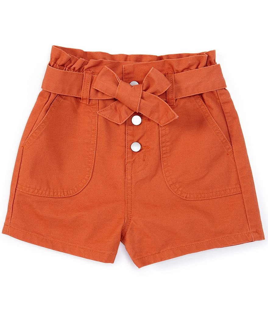 Angie Big Girls 7-14 Smocked Tie-Dye Shorts