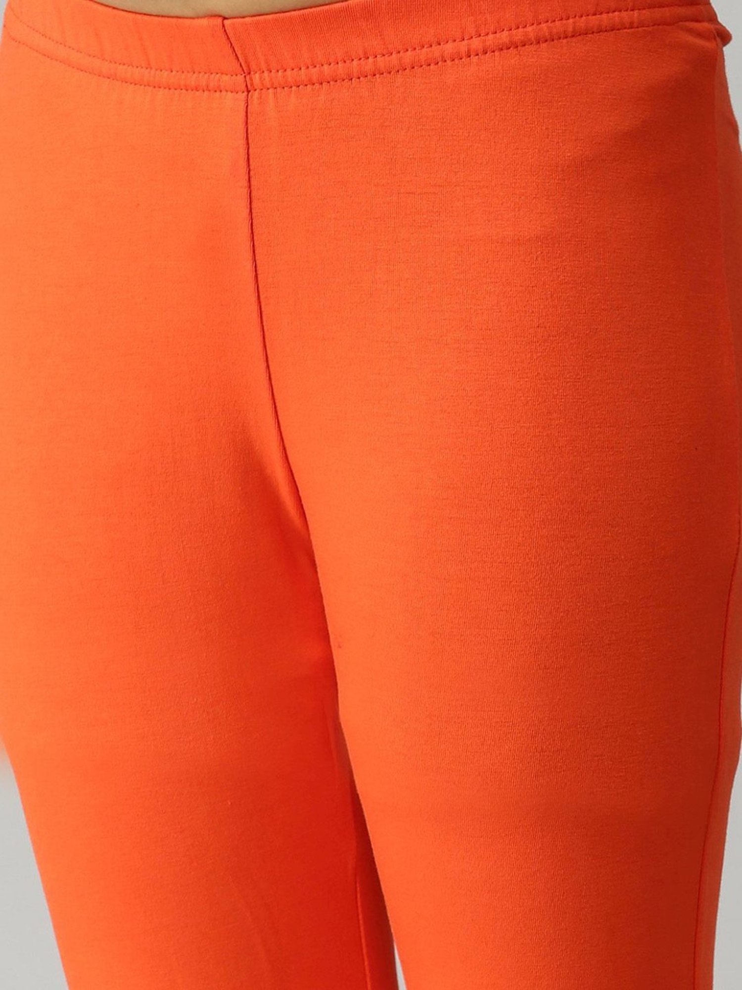Kryptic Kids Orange Regular Fit Leggings