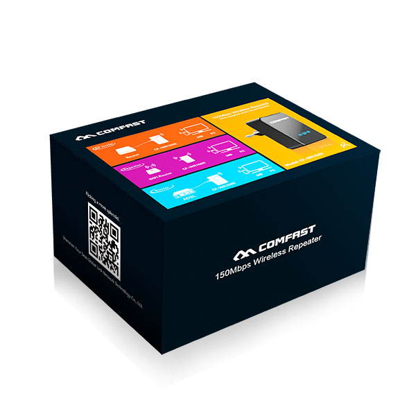 Comfast CF-WR150N 150Mbps Wireless Wifi Repeater Network Wifi Router Expander 802.11N/B/G W-ifi Antenna Wi fi Roteador Signal Amplifier Repetidor Wifi EU/US two versions