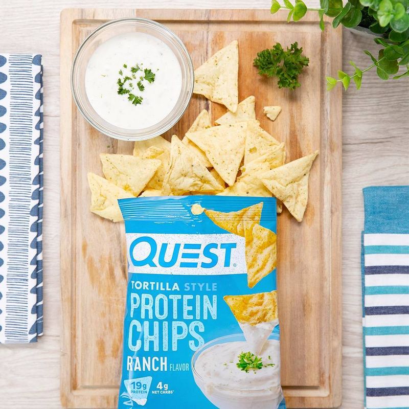 Quest Tortilla Style Protein Chips - Ranch - 4ct/4.5oz