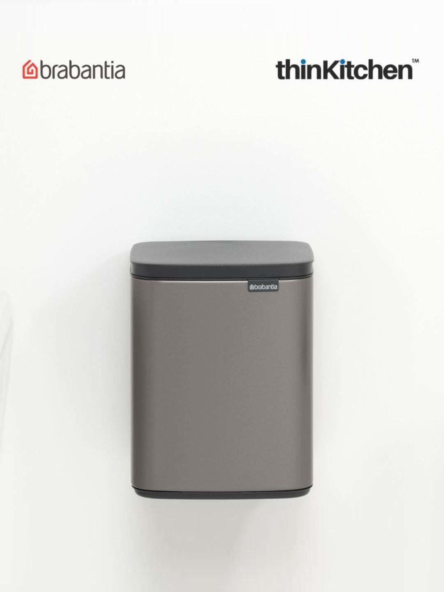 Brabantia Green Plastic Sort & Go Waste Bin (3 L)