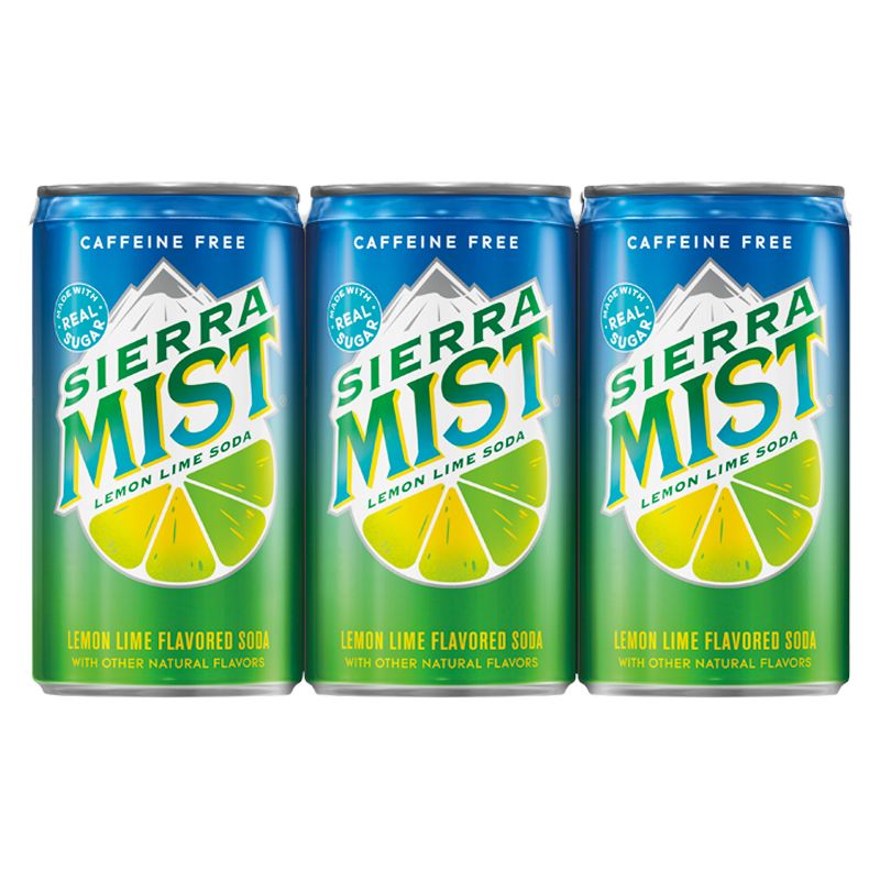 Sierra Mist Soda - 6pk/7.5 fl oz mini Cans