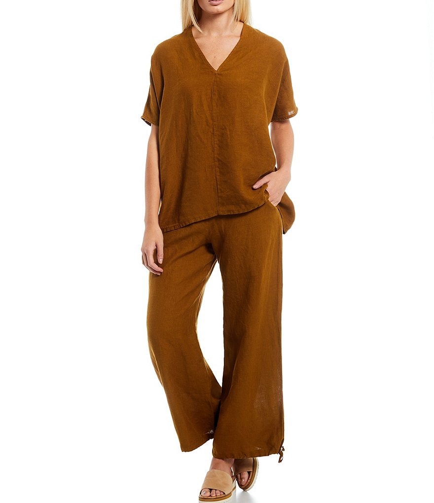 Bryn Walker Sahsa Light Linen Drawcord Pants