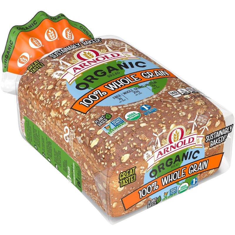 Arnold Organic 100% Whole Grain Sandwich Bread - 11oz