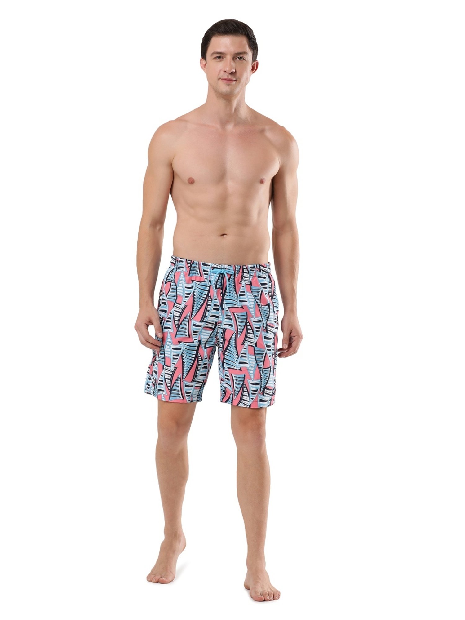 Speedo Fandango Pink Regular Fit Printed Swim Shorts