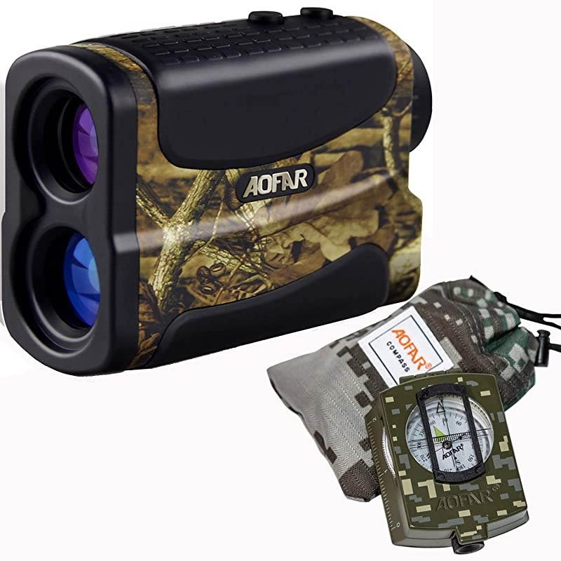 HX-700N Hunting Range Finder 700 Yards Waterproof Archery Rangefinder for Bow Hunting with Range Scan Fog and Speed Mode, Free Battery, Carrying Case&hellip;