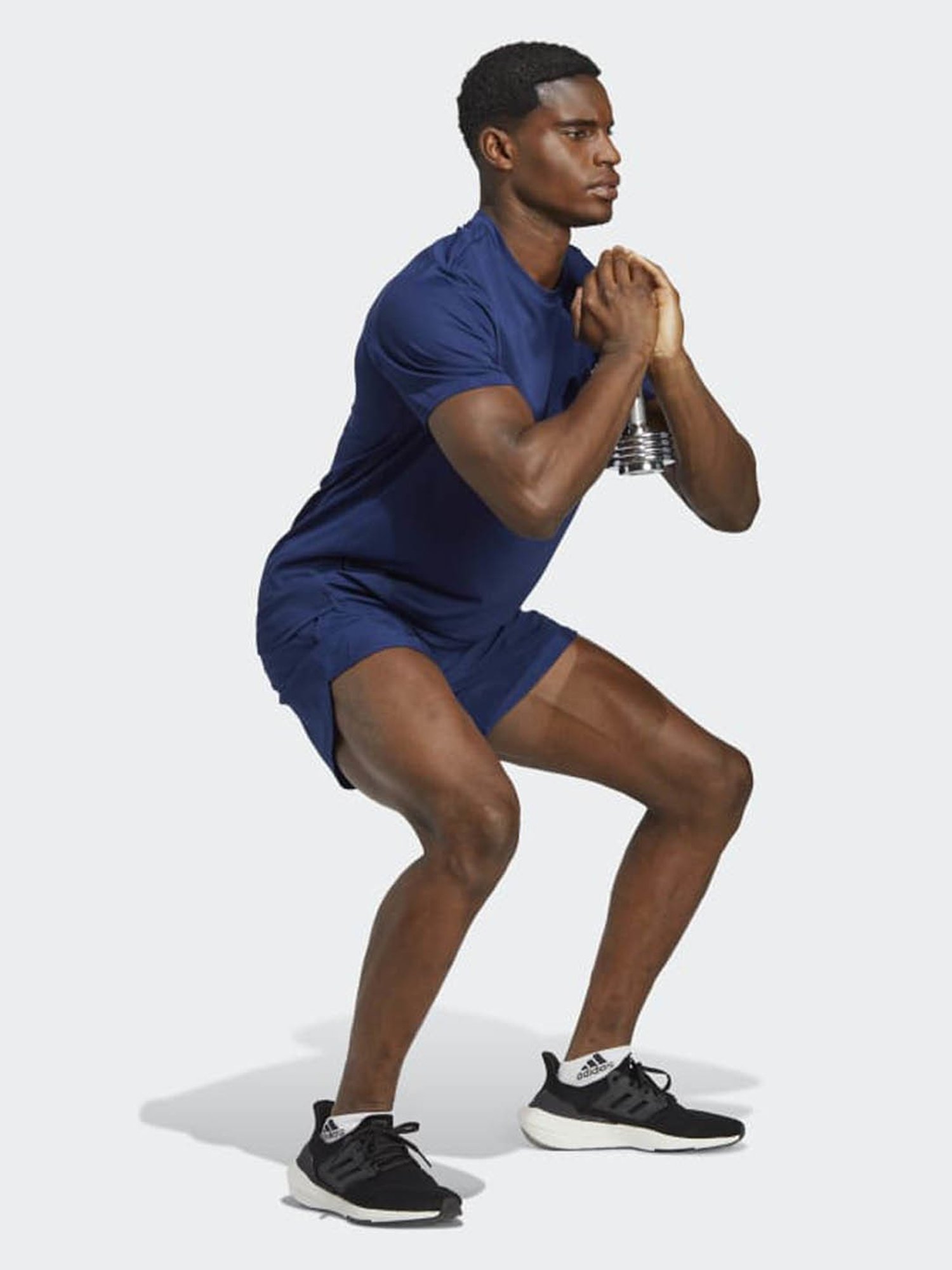 Adidas White Regular Fit Striped Sports Shorts