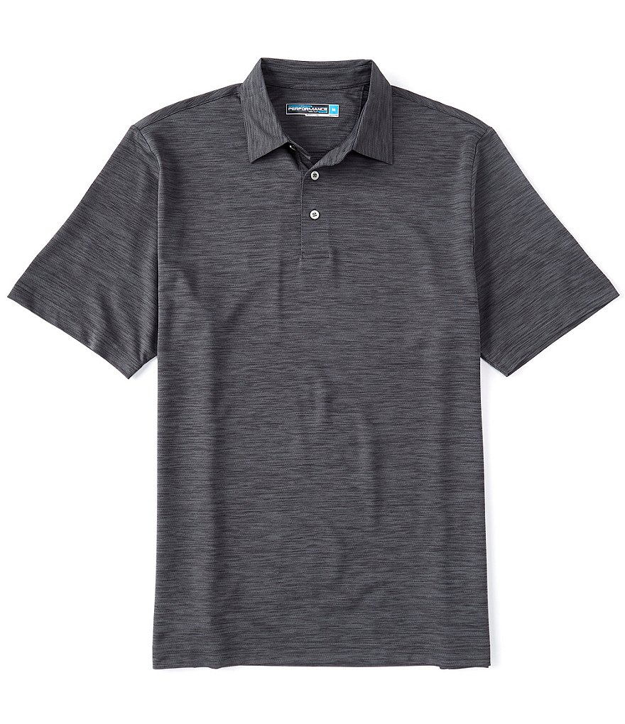 Roundtree & Yorke Big & Tall Performance Short-Sleeve Solid Polo