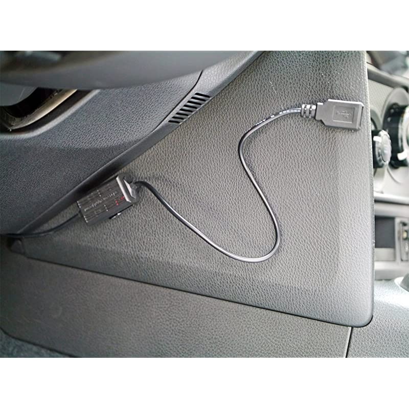 Tech Ultra Compact USB Direct Hardwire Adapter Kit for Apple iPhone 7 6 6plus 5 5S 5C 4 3G 3 HTC One Nokia Lumia Google Nexus Sony Xperia LG Optimus Smartphone Phone GPS SiriusXM Radio Dash Cam