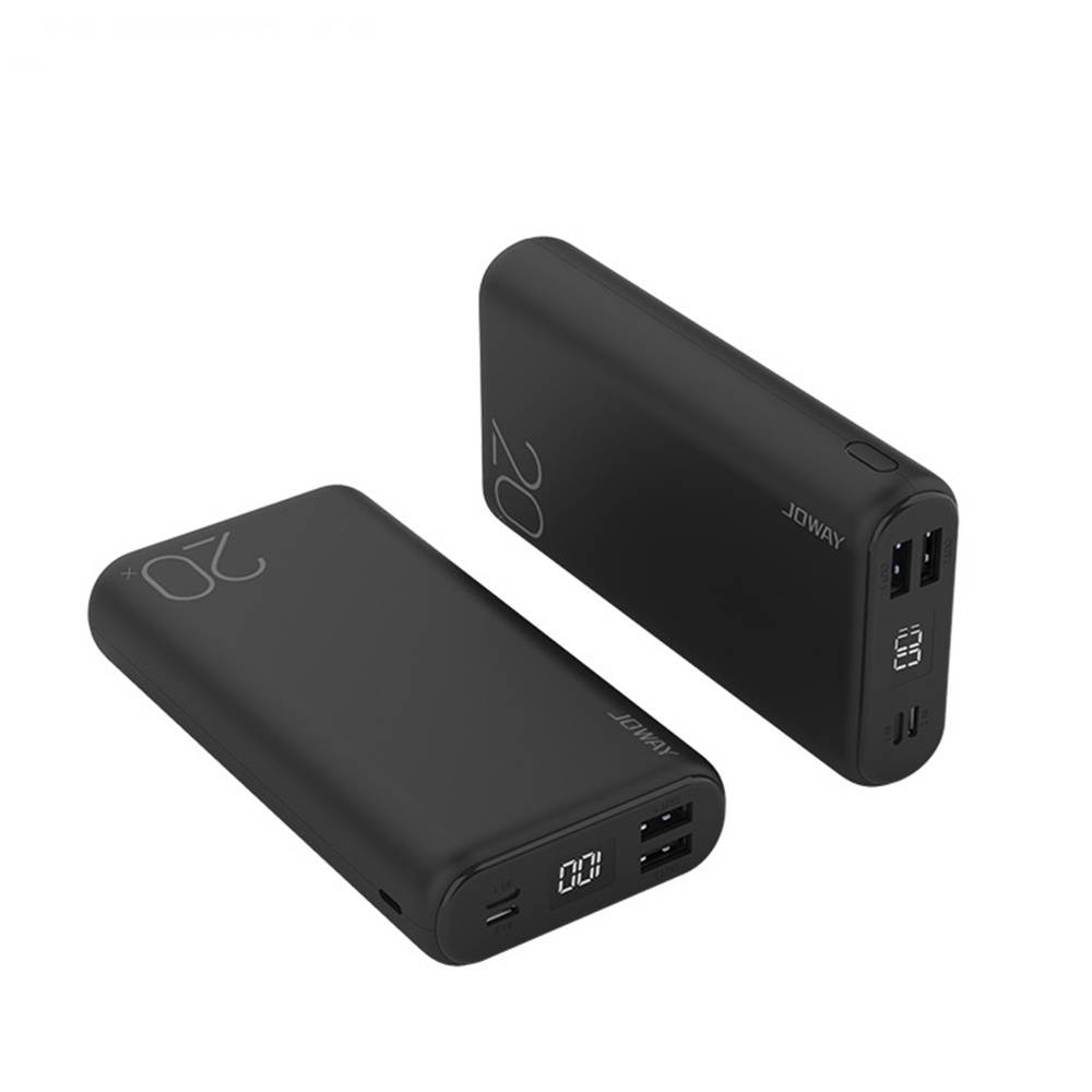 Joway 20000mAh Dual USB Fast Charging Power Bank For iPhone XS 11Pro P30 Pro Mate 30 5G 9Pro 7T Pro White