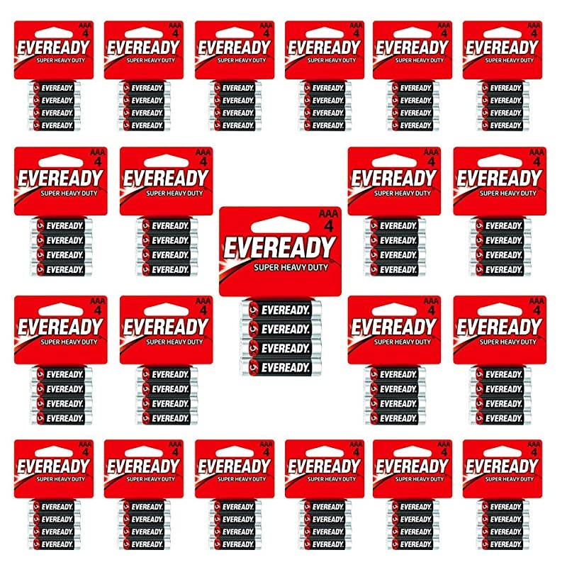 C2 AAA Batteries Super Heavy Duty Carbon Zinc Carded 168Pack of 4AAA= 672 Batteries