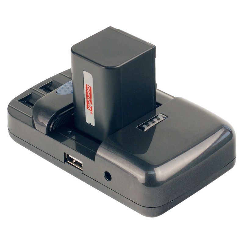 DigiPower Universal Battery Charger - Black (TC-U450)