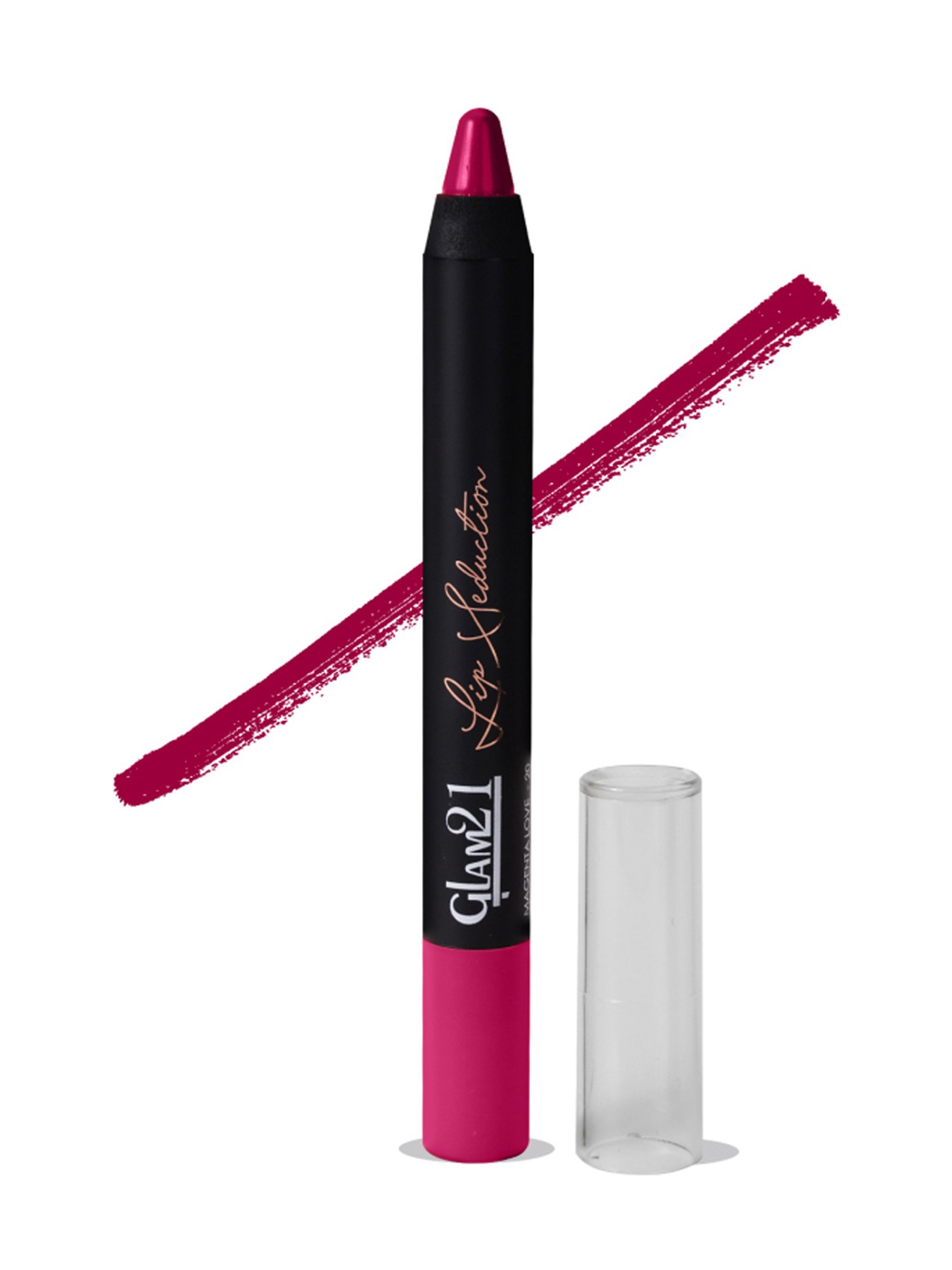 Glam21 Lip Seduction Crayon Lipstick 20 Magenta Love - 2.8 gm