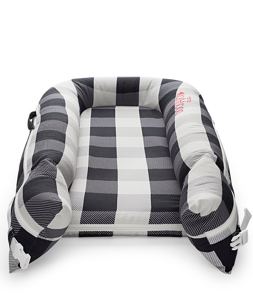 DockATot 0-8 Months Charcoal Buffalo Deluxe Dock Cover, Stage 1