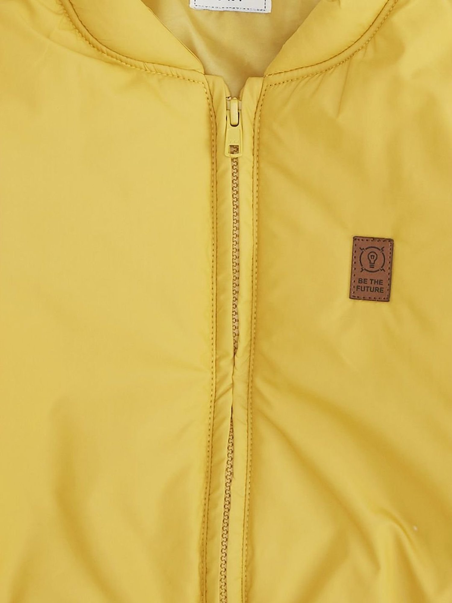 Allen Solly Junior Navy & Green Color Block Full Sleeves Jacket