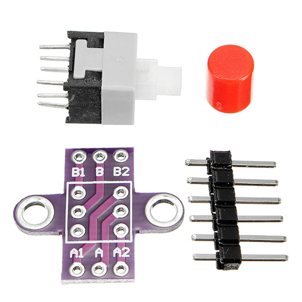 20pcs CJMCU-010 With Lock Button Self-locking Switch Double Row Switch Module