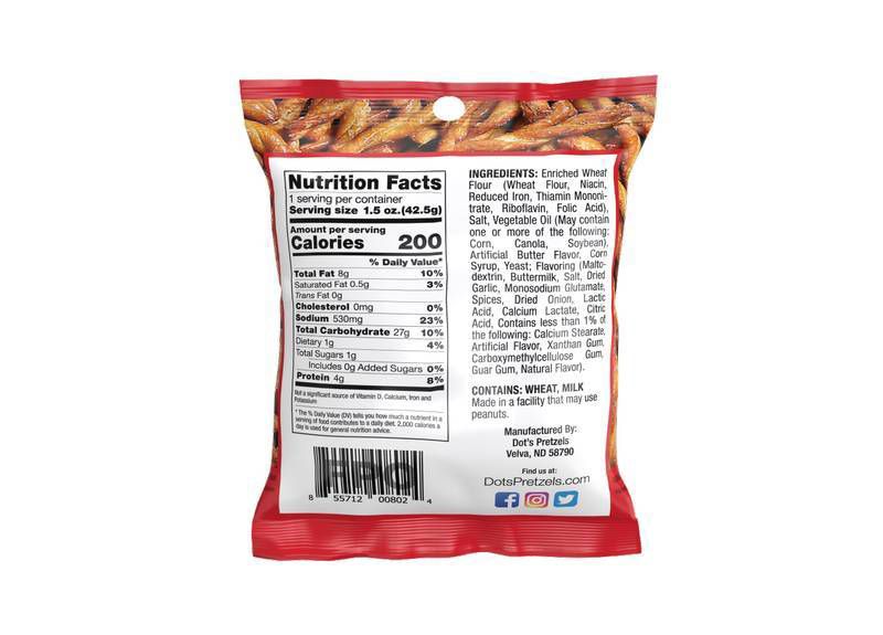 Dot's 1.5oz Homestyle Pretzels