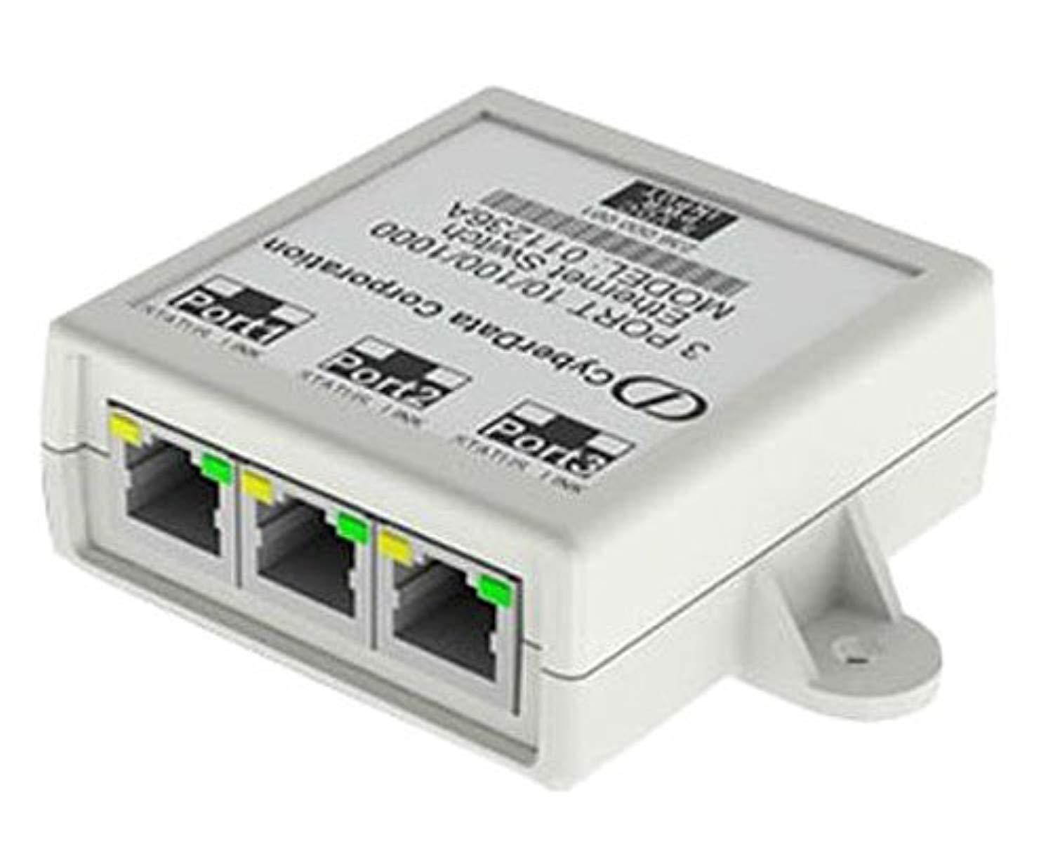 cyberdata cd-011236 3 port gigabit ethernet switch