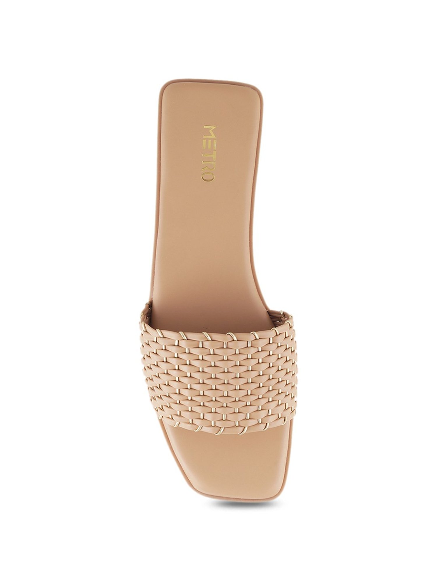 Metro Women's Beige Casual Sandals
