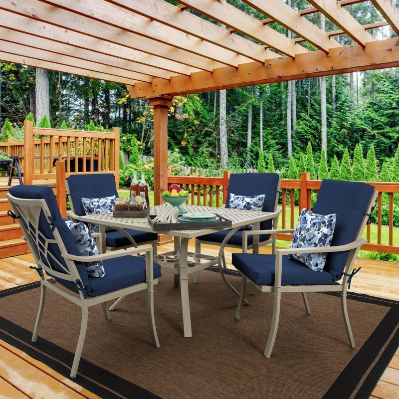 DriWeave Sapphire Leala Outdoor Dining Chair Cushion - Arden