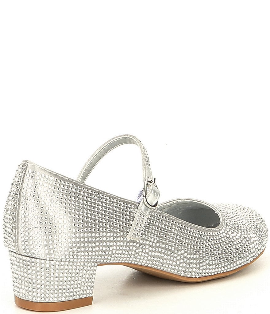 Copper Key Girls' Brilliance Satin Studded Mary Janes (Youth)