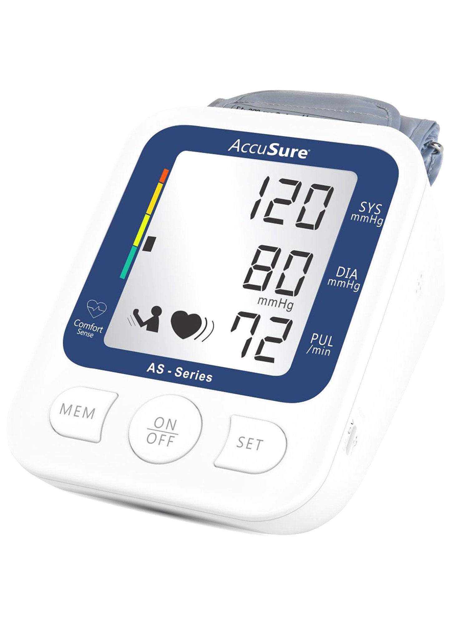 AccuSure AS Automatic Blood Pressure Monitor (White)