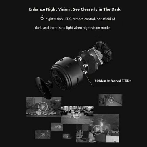 Mini Spy Camera Wireless Wifi IP Security Camcorder HD 1080P DV DVR Night Vision Black