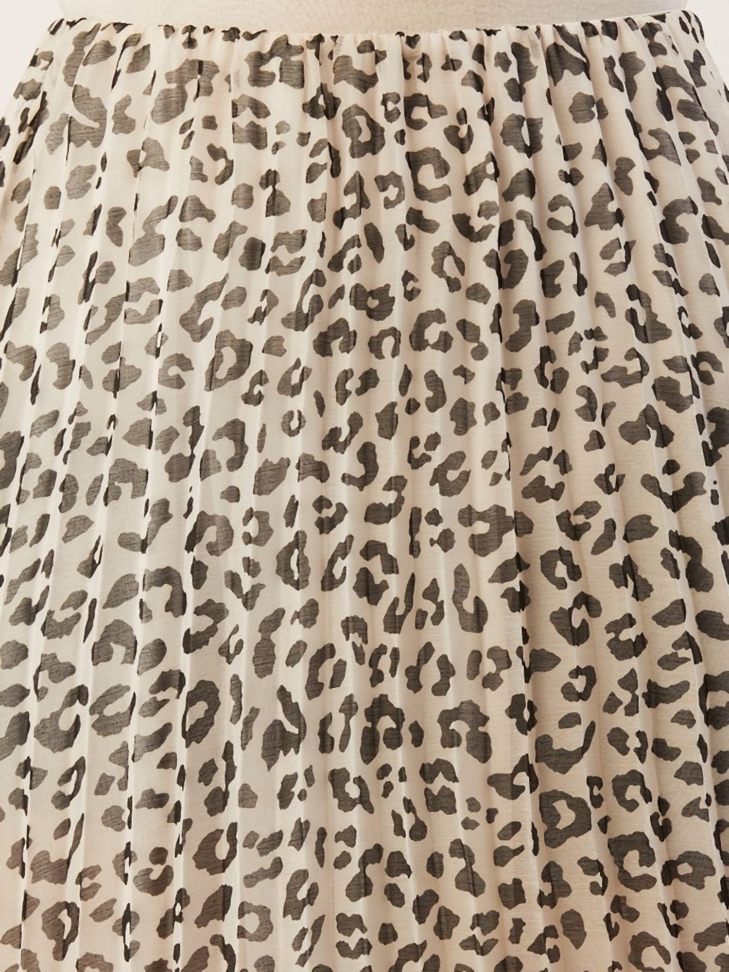 Anvi Be Yourself White & Black Printed A-Line Skirt