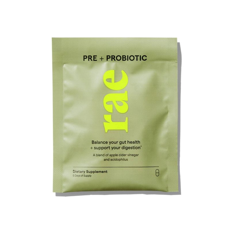 Rae Pre + Probiotic Dietary Supplement Capsules - 10ct