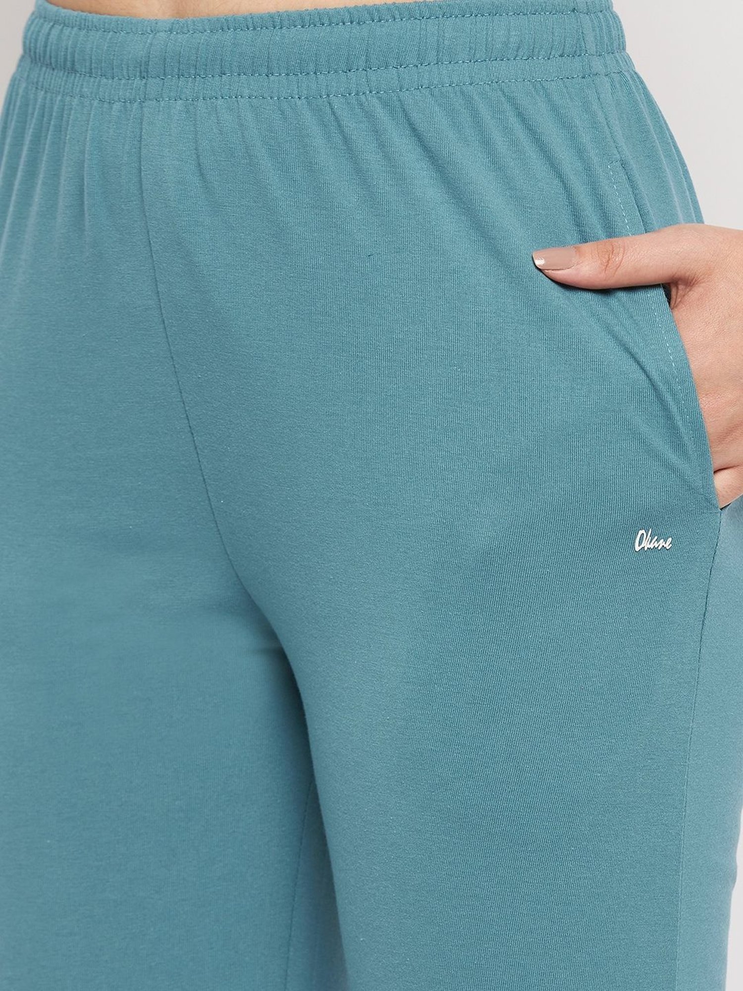 Okane Blue Mid Rise Lounge Pants