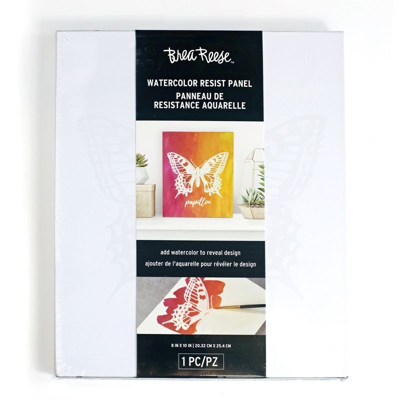 Brea Reese 8'' x 10'' Watercolor Resist Panel